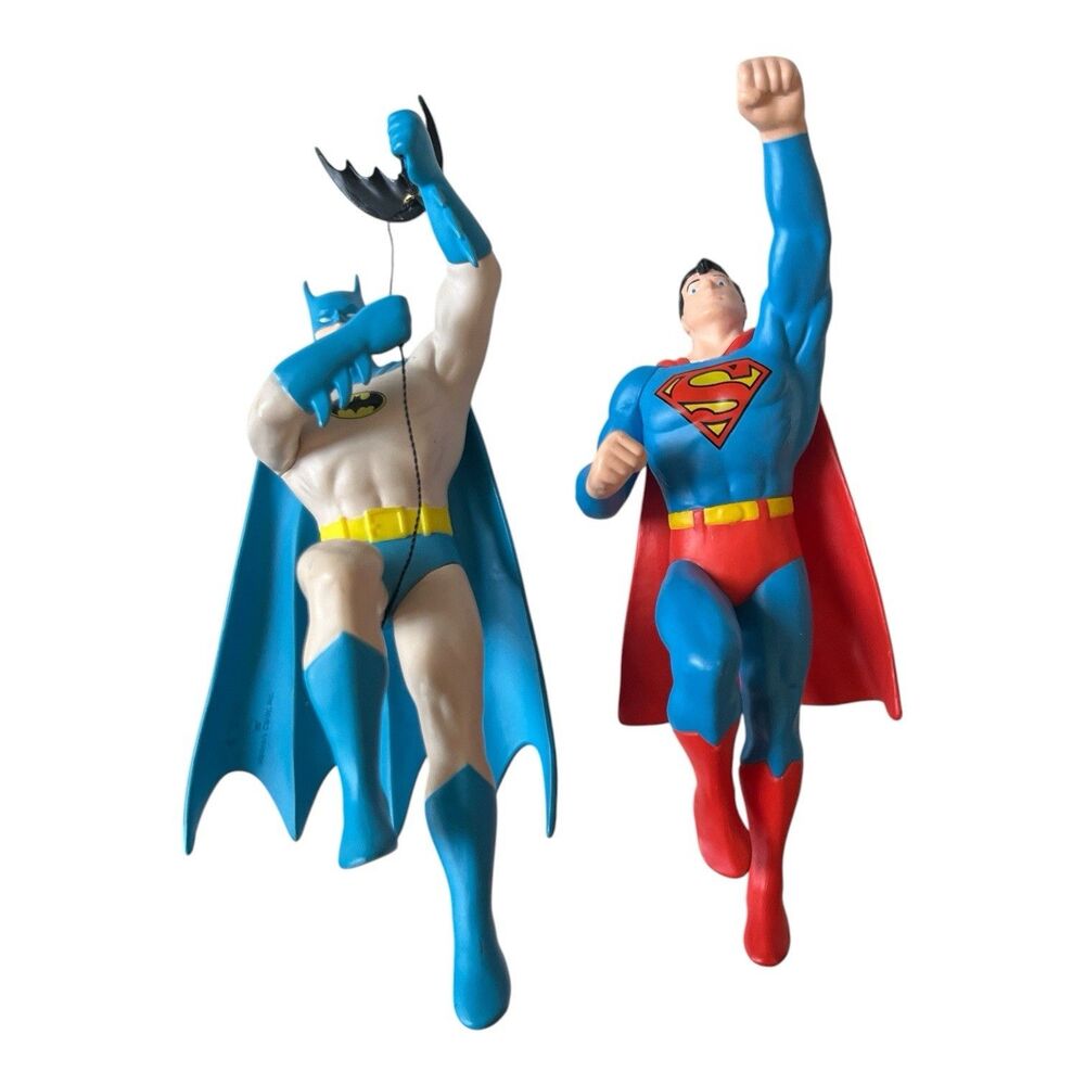 Vintage Hallmark Keepsake Ornament Superman 1993  Batman 1994